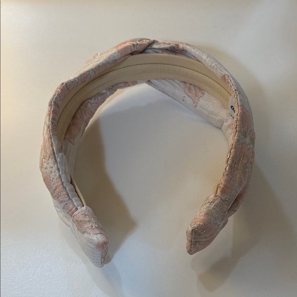 Anthropologie Autumn Adeigbo Pink and White Floral Headband